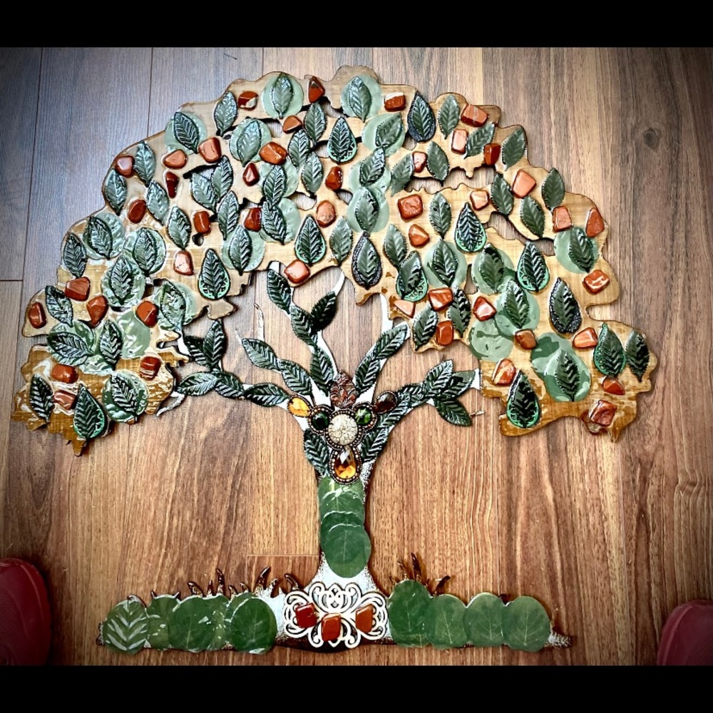 Red Jasper stones tree